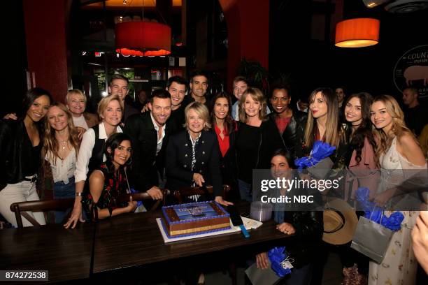 Day of Days" -- Pictured: Sal Stowers, Marci Miller, Judi Evans, Kassie DePaiva, Camila Banus, Lucas Adams, Eric Martsolf, Christopher Sean, Mary...