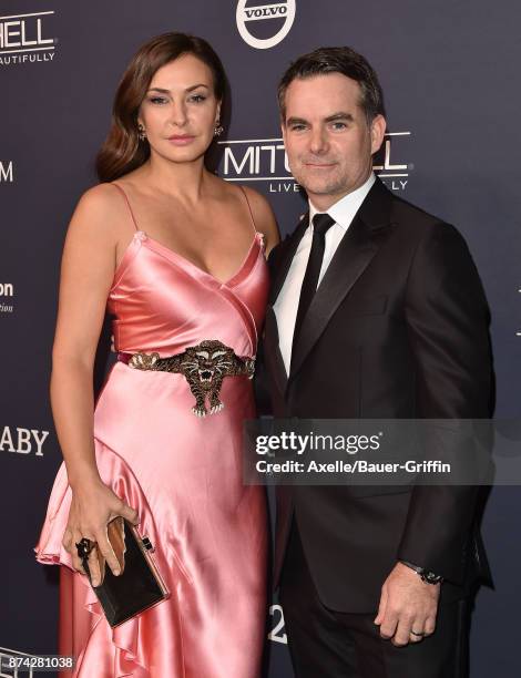 Actress/model Ingrid Vandebosch and former professional stock car racing driver Jeff Gordon attend the 2017 Baby2Baby Gala at 3LABS on November 11,...