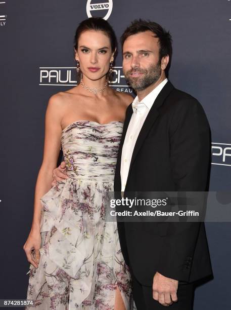 Model/actress Alessandra Ambrosio and Jamie Mazur attend the 2017 Baby2Baby Gala at 3LABS on November 11, 2017 in Culver City, California.