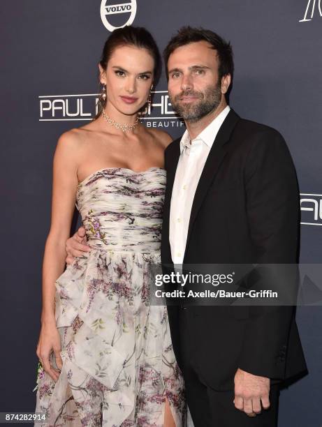 Model/actress Alessandra Ambrosio and Jamie Mazur attend the 2017 Baby2Baby Gala at 3LABS on November 11, 2017 in Culver City, California.