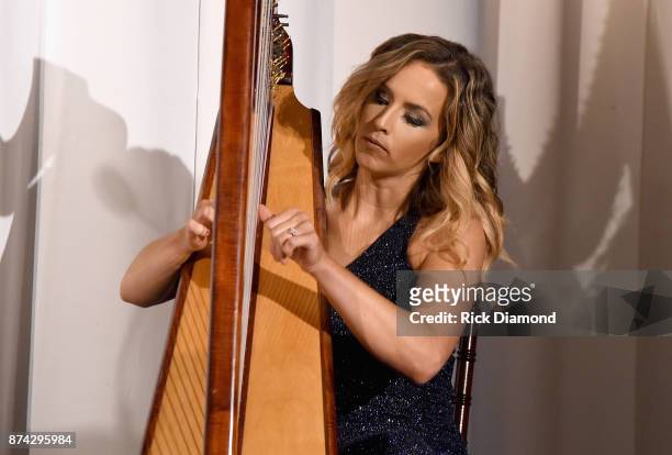 Musician Deanna Loveland performs during the 2017 NATD Honors Gala at Hermitage Hotel on November 14, 2017 in Nashville, Tennessee.