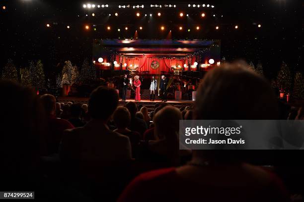 Recording Artists Jimi Westbrook, Kimberly Schlapman, Karen Fairchild and Phillip Sweet of Little Big Town perform on stage during the 2017 CMA...