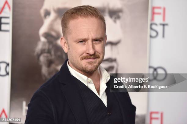 Ben Foster attends the screening of "Hostiles" at AFI FEST 2017 Presented By Audi at TCL Chinese Theatre on November 14, 2017 in Hollywood,...