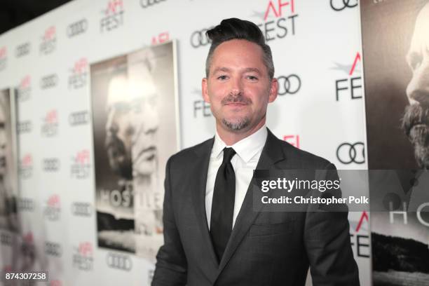 Scott Cooper attends the screening of "Hostiles" at AFI FEST 2017 Presented By Audi at TCL Chinese Theatre on November 14, 2017 in Hollywood,...