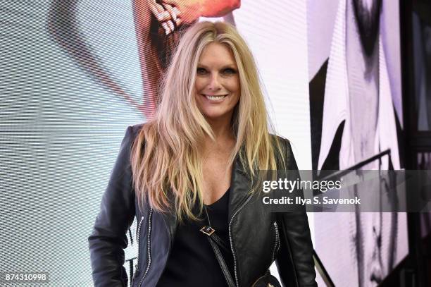 Patti Hansen attends the 50th anniversary celebration of Wilhelmina with co-host Patti Hansen on November 14, 2017 in New York City.