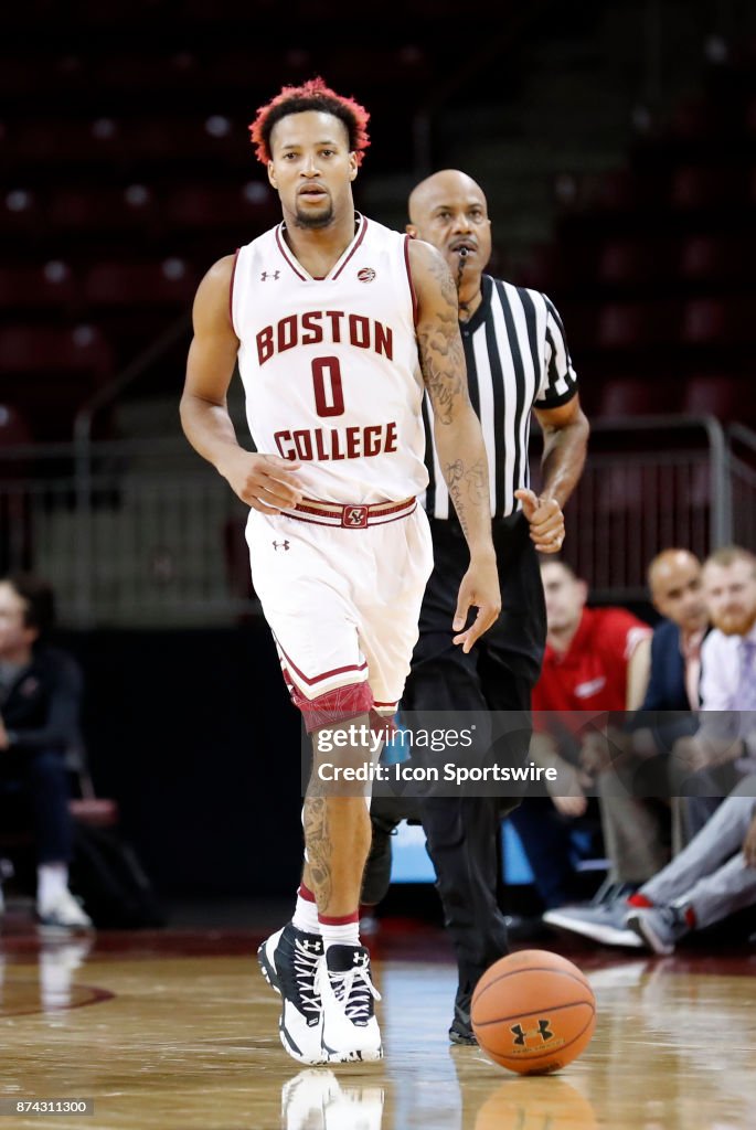 COLLEGE BASKETBALL: NOV 14 Sacred Heart at Boston College