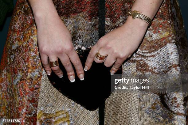 Juno Temple attends the premiere of "Wonder Wheel" at Museum of Modern Art on November 14, 2017 in New York City.