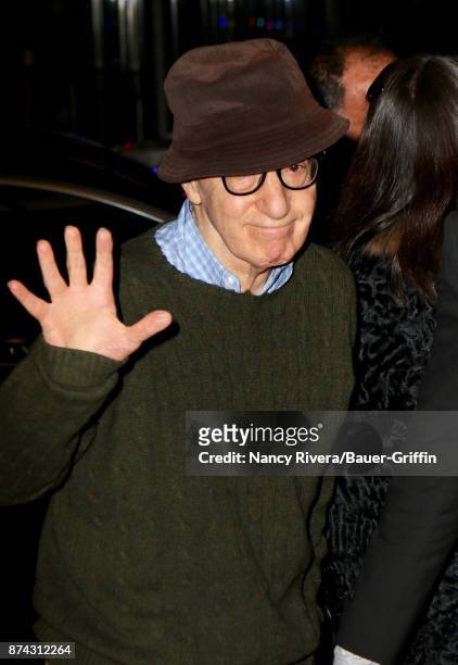 Woody Allen is seen on November 14, 2017 in New York City.