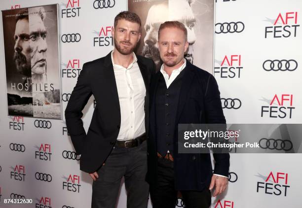 Jon Foster and Ben Foster attend the screening of "Hostiles" at AFI FEST 2017 Presented By Audi at TCL Chinese Theatre on November 14, 2017 in...