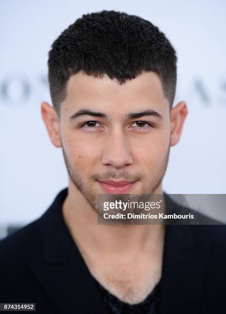 Nick Jonas attends Glamour's 2017 Women of The Year Awards at Kings Theatre on November 13, 2017 in Brooklyn, New York.