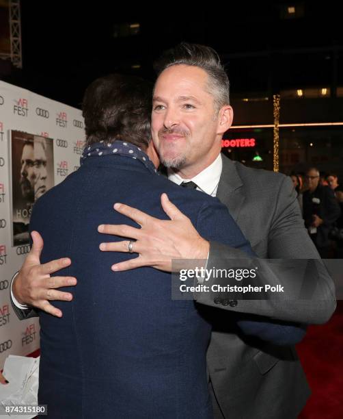 Andy Garcia and Scott Cooper attend the screening of "Hostiles" at AFI FEST 2017 Presented By Audi at TCL Chinese Theatre on November 14, 2017 in...