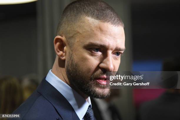 Justin Timberlake attends the "Wonder Wheel" New York screening at the Museum of Modern Art on November 14, 2017 in New York City.