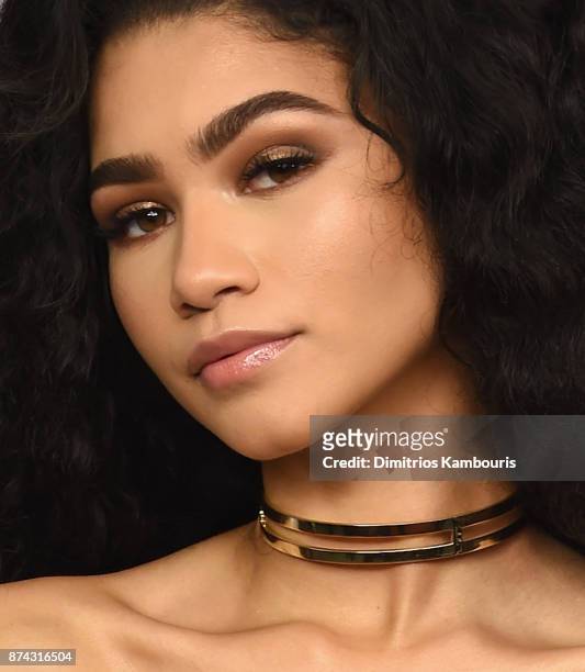 Zendaya poses backstage at Glamour's 2017 Women of The Year Awards at Kings Theatre on November 13, 2017 in Brooklyn, New York.