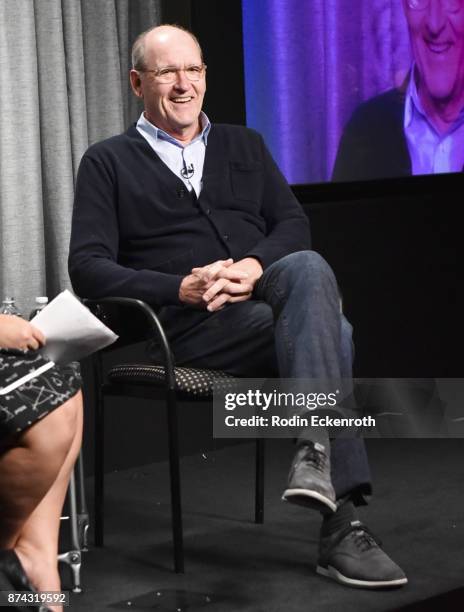 Actor Richard Jenkins speaks onstage at SAG-AFTRA Foundation Conversations at SAG-AFTRA Foundation Screening Room on November 14, 2017 in Los...