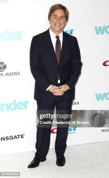 Director Stephen Chbosky attends the Premiere of Lionsgate's "Wonder" at the Regency Village Theatre on November 14, 2017 in Westwood, California.