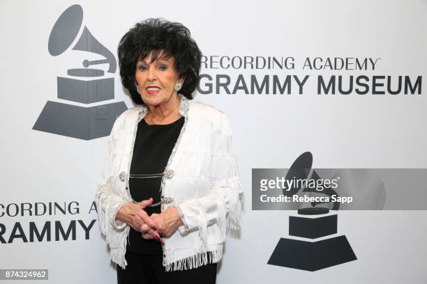 Wanda Jackson attends An Evening With Wanda Jackson on November 14, 2017 at the GRAMMY Museum in Los Angeles, California.