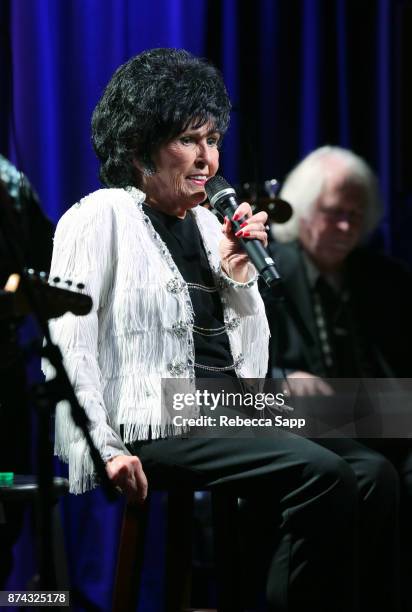 Wanda Jackson performs at An Evening With Wanda Jackson on November 14, 2017 at the GRAMMY Museum in Los Angeles, California.