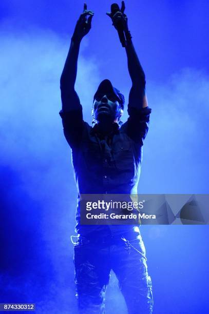 Enrique Iglesias performs at the Amway Center on November 14, 2017 in Orlando, Florida.