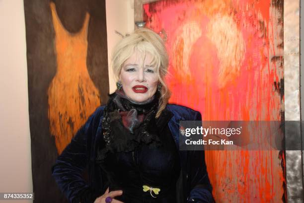 Armande Altai attends 'La Femme dans Le Siecle' Exhibition and Award Ceremony Cocktail at Galerie FRM on November 14, 2017 in Paris, France.