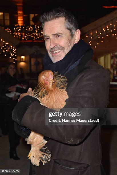 Rupert Everett during the Gut Aiderbichl Christmas Market opening on November 14, 2017 in Henndorf am Wallersee, Austria.