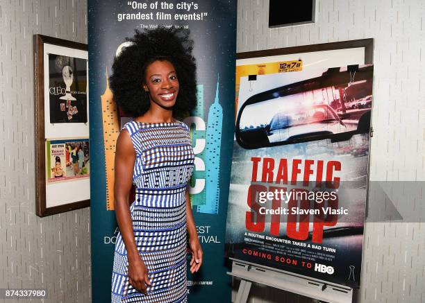 Breaion King, the subject of documentary attends DOC NYC Premiere of the HBO documentary film "Traffic Stop" at IFC Center on November 14, 2017 in...