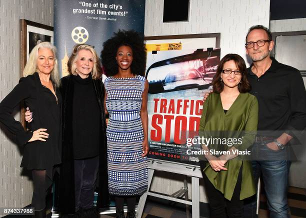 Director Kate Davis, President of HBO Documentary Films Sheila Nevins, subject of documentary Breaion King, SVP of HBO Documentary Films Lisa Heller...