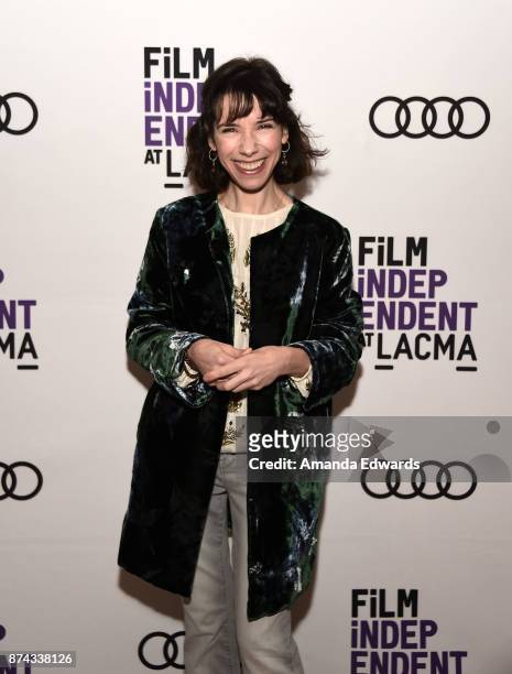 Actress Sally Hawkins attends the Film Independent at LACMA screening and Q&A of "The Shape Of Water" at the Bing Theater at LACMA on November 14,...