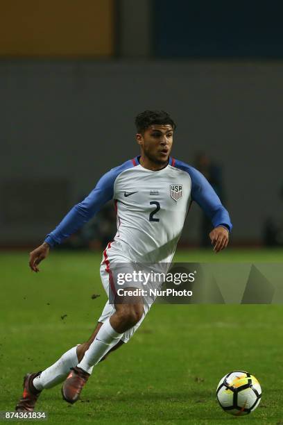 United States of America defender DeAndre Yedlin during the match between Portugal and United States of America International Friendly at Estadio...