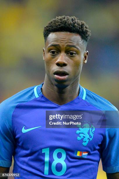 Quincy Promes during the International Friendly match between Romania and Netherlands at National Arena Stadium in Bucharest, Romania, on 14 november...