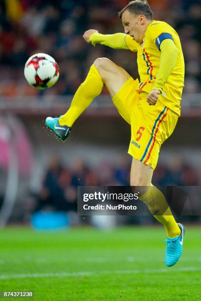 Vlad Chiriches during the International Friendly match between Romania and Netherlands at National Arena Stadium in Bucharest, Romania, on 14...