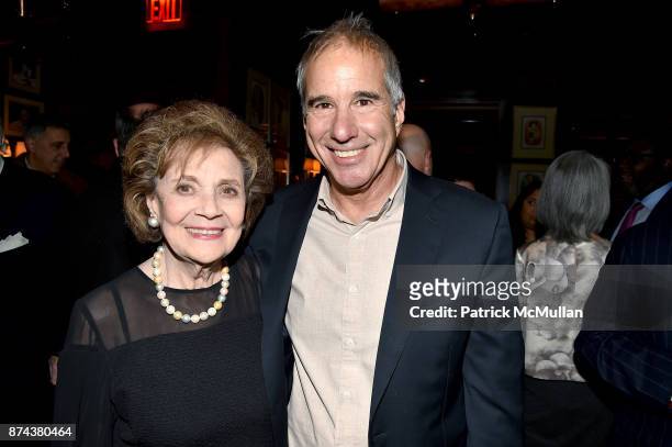 Matilda Cuomo and Jeffrey Sachs attend NINETY YEARS OF GALLAGHERS New York's iconic steakhouse at Gallaghers Steakhouse on November 14, 2017 in New...