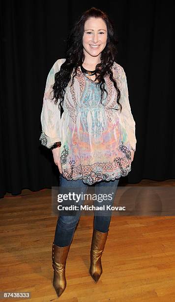 Singer Tiffany appears at "Deborah Gibson's Electric Youth" Performing Arts Camp Scholarship Audition at The Howard Fine Acting Studio on May 16,...