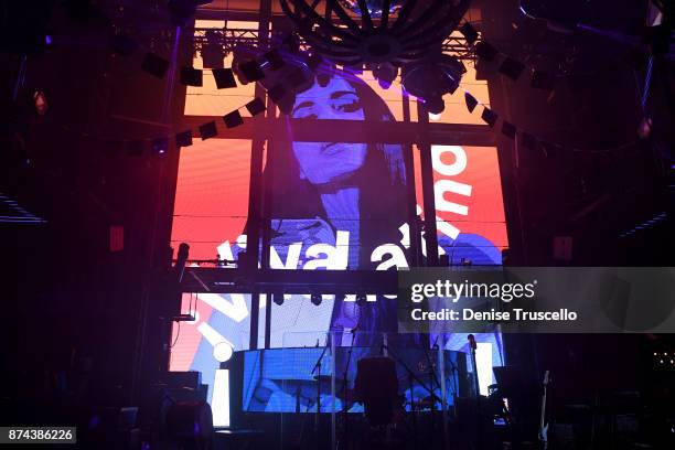 General view of atmosphere at Spotify Celebrates Latin Music and Their Viva Latino Playlist at Marquee Nightclub on November 14, 2017 in Las Vegas,...