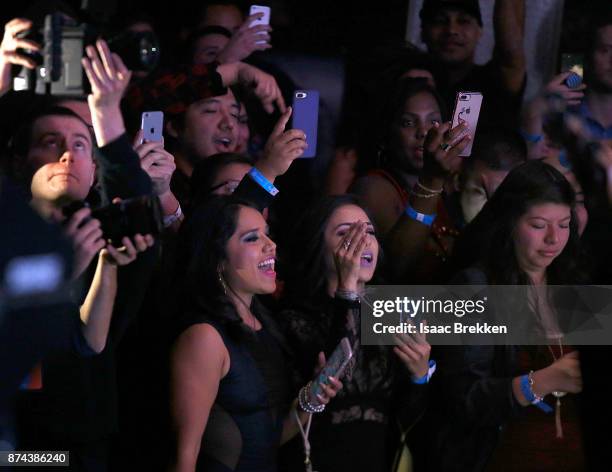 Guests attend Spotify Celebrates Latin Music and Their Viva Latino Playlist at Marquee Nightclub on November 14, 2017 in Las Vegas, Nevada.