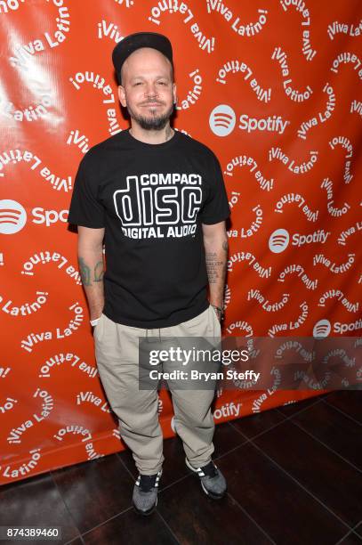 Residente at Spotify Celebrates Latin Music and Their Viva Latino Playlist at Marquee Nightclub on November 14, 2017 in Las Vegas, Nevada.