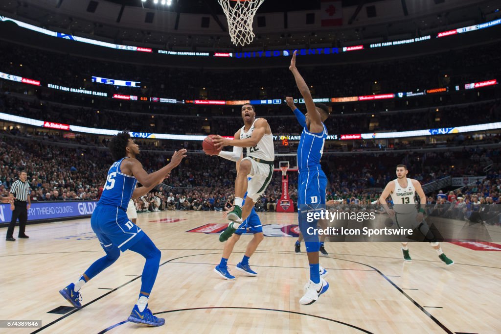COLLEGE BASKETBALL: NOV 14 State Farm Champions Classic - Duke at Michigan State