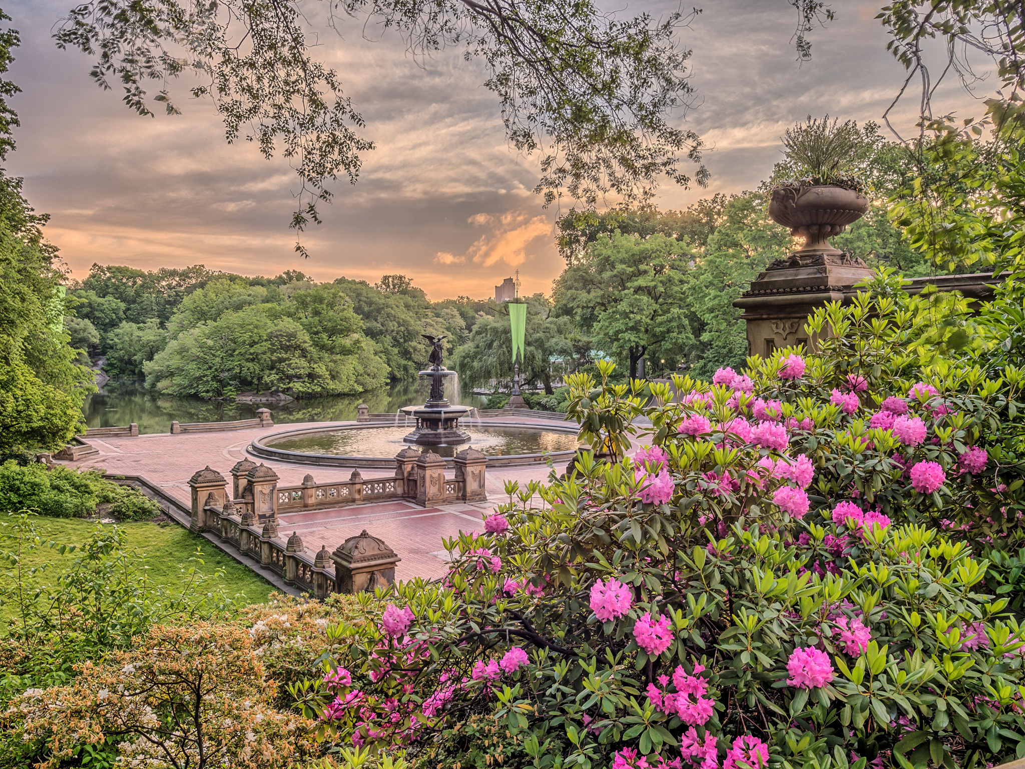 central park spring