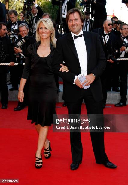 Marie Sara and Christophe Lambert attend the premiere of ''A Prophet'' at the Grand Theatre Lumiere during the 62nd Annual Cannes Film Festival on...