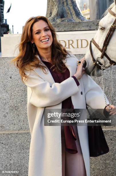 Model Mar Saura presents Madrid Horse Week 2017 on November 14, 2017 in Madrid, Spain.