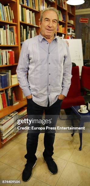 Jose Luis Perales attends the presentation of the 'El autor' at Golem cinema on November 14, 2017 in Madrid, Spain.