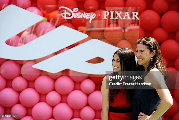 Actress Mimi Rogers and daughter Lucy Julia Rogers-Ciaffa arrives at the Premiere Of Disney Pixar's "Up" on May 16, 2009 at the El Capitan Theatre in...
