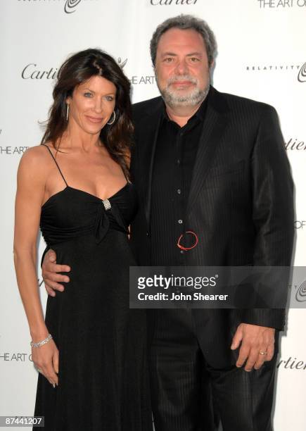 Director George Gallo (R arrives at The Art of Elysium's first annual PARADIS with Cartier and Relativity Media at the Soho House Grey Goose Party...