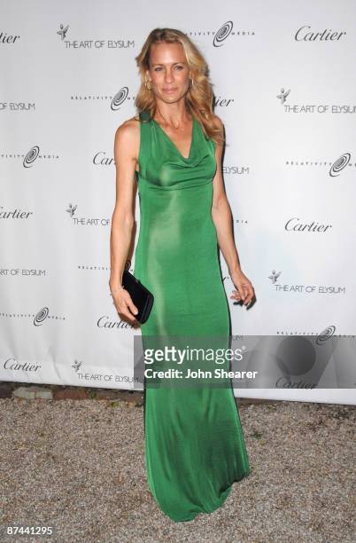 Actress Robin Wright Penn arrives at The Art of Elysium's first annual PARADIS with Cartier and Relativity Media at the Soho House Grey Goose Party...