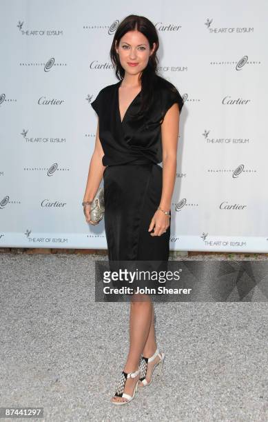 Actress Laura Ramsey arrives at The Art of Elysium's first annual PARADIS with Cartier and Relativity Media at the Soho House Grey Goose Party held...