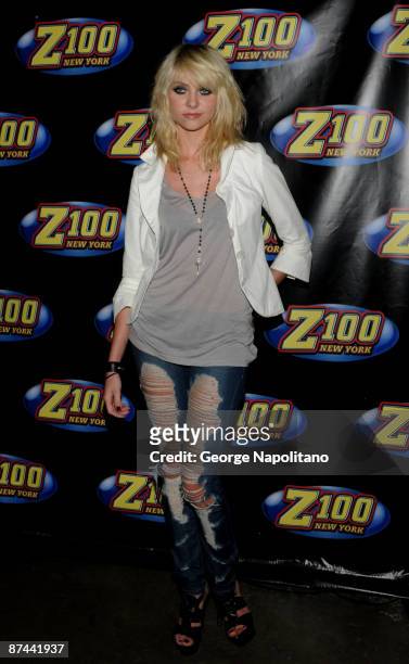 Actress and singer Taylor Momsen attends Z100's Zootopia 2009 at the Izod Center on May 16, 2009 in East Rutherford, New Jersey.