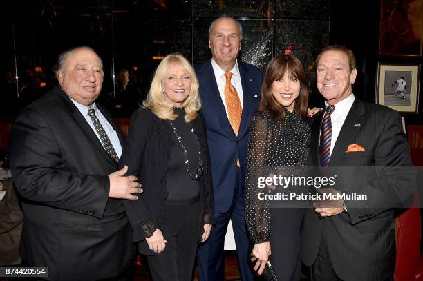 John Catsimatidis, Margo Catsimatidis, Dean Poll, Rachael Brown and Joe Piscopo attend NINETY YEARS OF GALLAGHERS New York's iconic steakhouse at...