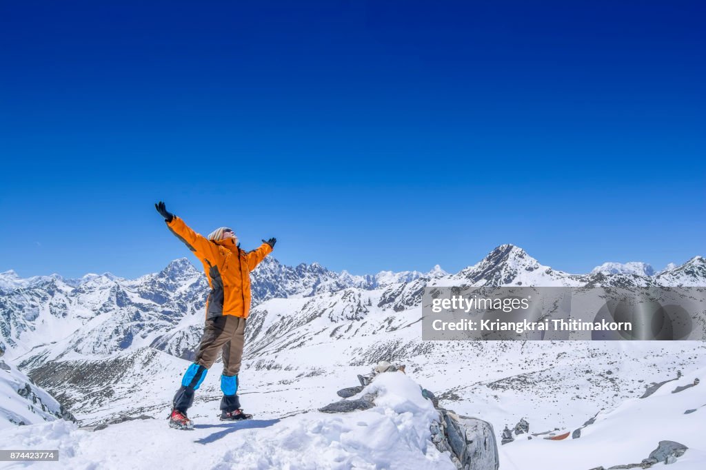 Embracing nature of Himalayas ranges, Nepal.