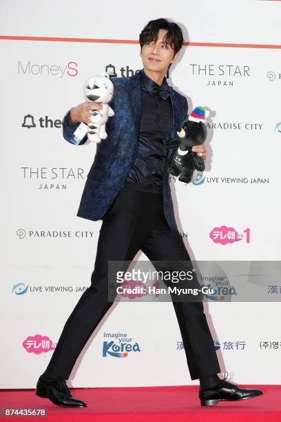 South Korean actor Park Hae-Jin attends the 2017 Asia Artist Awards on November 15, 2017 in Seoul, South Korea.
