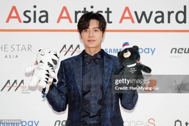 South Korean actor Park Hae-Jin attends the 2017 Asia Artist Awards on November 15, 2017 in Seoul, South Korea.