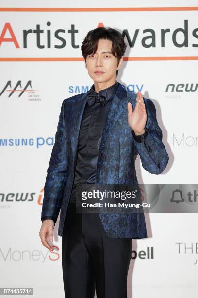 South Korean actor Park Hae-Jin attends the 2017 Asia Artist Awards on November 15, 2017 in Seoul, South Korea.